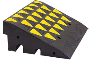 The Ramp People 20cm Kerb Ramp - Heavy Duty with Fixings 15,000kg Capacity -Driveway, Car & Container Ramp