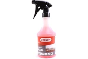 Oregon Desengrasante Líquido Biodegradable MX-14 para Talleres, Limpiador Universal No Tóxico para Ropa, Herramientas y Maquinaria, Elimina Aceite, Suciedad, Grasa y Pintura, Espray 500 ml (O91-9320)