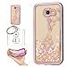 Produktbild Hülle Galaxy A5 2017 (5.2 Zoll) Hülle Transparent Hardcase,3D Galvanotechnik TPU Kreative Liquid Bling Hülle Case Für Samsung Galaxy A5 (2017) (5.2 Zoll),Dynamisch Treibsand Flüssige Fließend Wasser Glitter Sparkle Klar Hart Plastik Tasche Kristall Handytasche Rückseite Hülle Schale Etui Für Samsung Galaxy A5 (2017) (5.2 Zoll) + Schlüsselanhänger (R) (3)