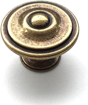 Sparta Knob Antique Brass Kitchen &amp; Bedroom Cabinet Door Knob Handles Furniture