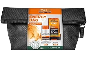 ‎L'ORÉAL MEN EXPERT L'Oréal Paris Men Expert Geschenkset für Männer, Mit Feuchtigkeitspflege und Duschgel, Für Gesicht, Körper und Haare, Hydra Energy Pflege-Set, 1 x 50 ml, 1 x 250 ml