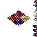 Produktbild Mag-Balls Viele Farben: 100 Magnetkugeln 5mm Neodymmagnet Supermagnet Instudriemagnet: NdFeb 38 (Orange-Lila-Gold-Pink)
