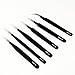 Teenxful 6pcs ESD Anti-Static Stainless Steel Tweezer Set Tweezers Maintenance Tools Kits Set