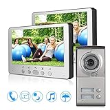 Außengerät: 1099 Chip, 700 TV-Linie, 92 Grad Sichtbarkeit, Metallaußengerät, regendicht, Zwei-Einheit-Einzeltaste, Nachtsichtfunktion, Intercom-Funktion, Entriegelungsfunktion.