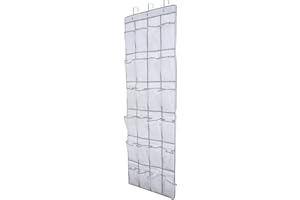 ANSHUKE Organizer über der Tür für Schuhe, Hängend Aufbewahrungstasche mit 24 Taschen, Schuhaufbewahrung Hängend, Multifunktionale Hängeorganizer für Schlafzimmer Wohnzimmer Badezimmer