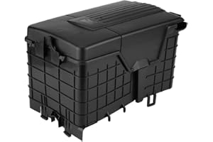 PISSENTE Battery Tray Cover, Car Plastic Battery Cover Dust Protection Box 1KD915335/1KD915336/1KD915443 for Passat B6 Golf MK5 MK6 A3 Leon