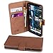 Produktbild Snugg Google Pixel XL 2 Hülle, Apple Google Pixel XL 2 Klappetui Flip Cover Tasche [Kartenfächer] Schutzhülle Executive Design – Braun, Legacy Range