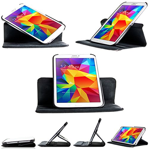 SVS-Trade 360   Tab4 8 0 Standtasche f  r SAMSUNG GALAXY TAB 4 8 0 T330   T331   T335 H  lle Schutz Etui Tasche Cover  Hellblau 