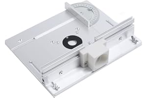 SUDEG Set mit 3 Frästisch Einlegeplatten, Frästisch für Oberfräsen Aluminiumlegierung HolzfräSer Einlegeplatte Werkzeug,Router Table Insert Plate