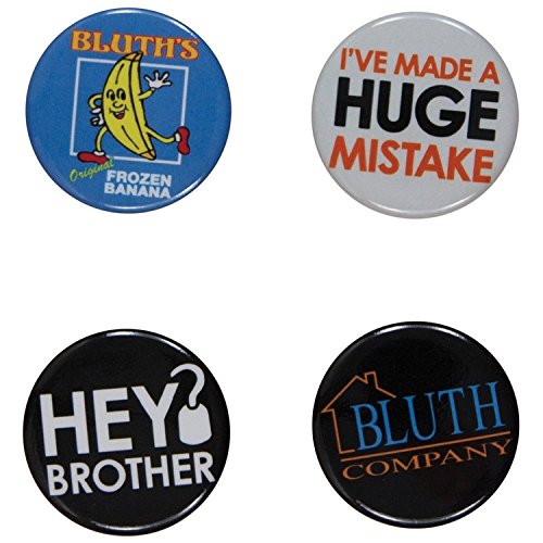 Preisvergleich Produktbild Arrested Development 4 Pack Pin Set