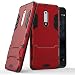 Produktbild Nokia 5 Handycover, TOTOOSE für Nokia 5 Lightweight High Impact Shockproof Dual-Layer 2 in 1 Rugged Hybrid Combo Body Rüstung Verteidiger Ganzkörper-Schutz Abdeckung mit Kickstand Rot