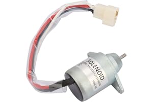 EUJGOOV Arrêt du Moteur 12 V, Solénoïde Woodward 1503Es-12S5Suc5S Kit de Remplacement de L'électrovanne D'arrêt 1503Es-12S5Suc5S