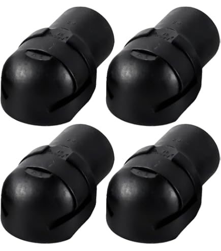 EMSea 4 Pièces Raccords Extrémité Ressort à Gaz M6x9.5mm – Connecteurs Plastique Pour Rotule 10 Mm, Capot, Hayon, Vérins