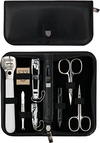 Drei Schwerter | Exklusives 9-teiliges Maniküre – Pediküre – Nagel – Pflege-Set / Etui | Markenqualität | VERSCHIEDENE FARBEN (523815) - 2
