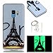 Produktbild Hülle Leuchtende Galaxy S9 (5,8 Zoll) Silikon Etui Handy Hülle Weiche Transparente Luminous TPU Back Case Tasche Schale Leuchten In Der Nacht Für Samsung Galaxy S9 (5,8 Zoll) + Schlüsselanhänger (P) (9)