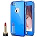 Produktbild iPhone 7 Hülle,iPhone 8 Hülle,iPhone 7 / 8 Silikon Hülle Spiegel,Ukayfe [Full-Body 360 Coverage Protective] iPhone 8 / 7 Schutzhülle 360 Grad Hülle + Panzerglas Schutzfolie,Überzug Mirror Effect Soft TPU Case Spiegel Hülle für iPhone 7 / 8 Handyhülle Front + Back Rundum Double Beidseitiger Stoßdämpfend Transparent TPU Silikon Schutz Schutzhülle Silikonhülle Handy Gürtel Tasche Hülle Case Cover Fall-Abdeckung Etui Bumper Schale für Apple iPhone 8/iPhone 7 - Blau