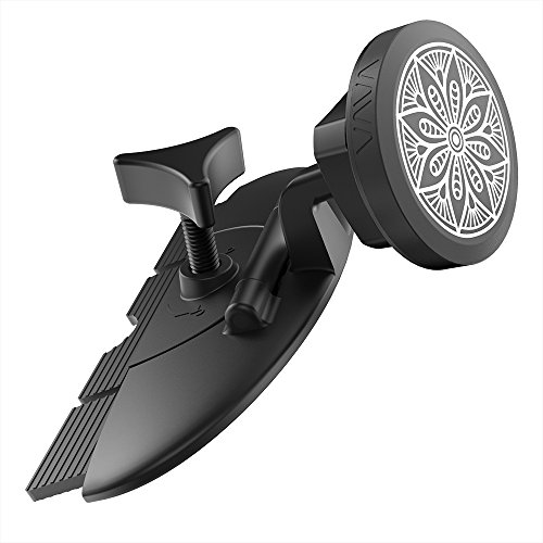 Supporto Auto Smartphone VAVA Supporto Magnetico Universale per il Vano del Lettore CD dellâ€™Auto, Potente Magnete Integrato, Perno Rotante a 360Â°, Compatibile con la Maggior Parte degli Smartphone, dallâ€™iPhone 5S allâ€™iPhone 7 Plus, Samsung Galaxy S6, S7 e S8