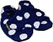 TOZIES baby Toddler Soft Indoor Play Shoes / Slippers NON SLIP Designed to Stay on (5-12 months) BLUE DOTTY
