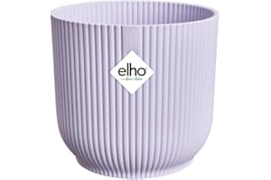 Elho Vibes Fold Round 14 - Vaso per Piante da Interno - Ø 14.1 x H 12.9 cm - Viola/Lilla Tenue