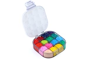 Transon Paint Saver Storage Palette Box 16well Portable Airtight (White)