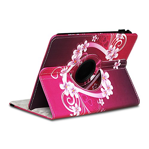 Archos Copper 101C Robuste Universal Tablet Schutzhülle aus hochwertigem Kunstleder Hülle Tasche Standfunktion 360° Drehbar kombiniert Schutz und Design in 9 verschiedenen Farben Cover Case Universal Schutzhülle , Farben:Motiv 2 - 3