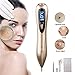 Produktbild Sommersprossen Entferner, AOLVO tragbar Sommersprossen zeckensschlinge Gang verstellbar Dot Maulwurf Entfernung Maschine-Kit mit LCD USB Ladekabel für Sommersprossen Warzen Dot Dark Spot Tattoo Beseitigung, ABS, gold, Normal