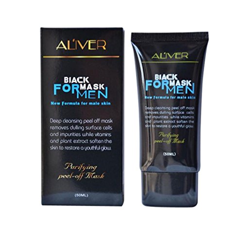 Preisvergleich Produktbild WINWINTOM Männer Schwarz Schlamm Tiefenreinigung Reinigende Peel Gesichtsmaske Entfernen Blackhead Gesichtsmaske
