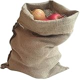 Nutley's 5 Sackleinen Kartoffel Beutel 30 x 45cm, Starke 8,9oz Grade