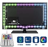 Tobbiheim LED TV Hintergrundbeleuchtung, Fernseher Leiste...