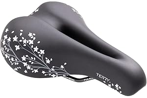 Terry Cite X Gel Italia - Women's Specific Bike Saddle - Tailbone Relief - For Comfort in upright riding position - Synthetic Top - Starstruck