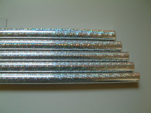 HOLOGRAMMFOLIE, 5 Rollen silber, 1m x 33cm, selbstklebend