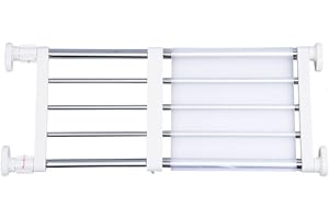 BAOYOUNI Erweiterbar Kleiderschrankzubehör Einlegeböden Schrankregal Einstellbare Lagerregal Separator Schrank Divider DIY Organizer Kleiderstangen Regalteiler für Küche Badezimmer 40-60cm