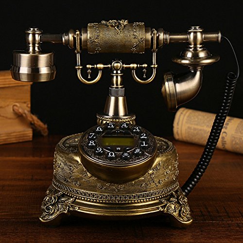 examen YAYA Téléphones rétro pastorales européens/Mode téléphones/Anciens téléphones à la maison-C