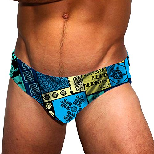Swim Secure bañador Hombre Slip maorí Hawaii natación, triatlón, Waterpolo (S)