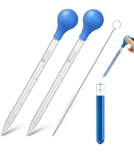 Set 5 Tappi Contagocce In Silicone - Per Pipette Di Laboratorio, Trasferimento Liquidi - Foto 2