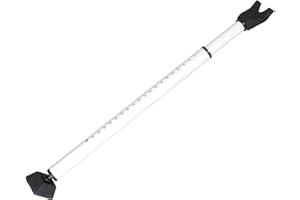 Defender Adjustable Door Security Bar - Heavy Duty Brace & Sliding Patio Door Locking Pole - Portable Door Jammer for Home, Apartment, Hotel & Travel Safety