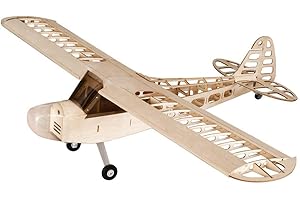 Goolsky S0801 Balsa Bois RC Avion 1.2 M Piper Cub J-3 Télécommande Avion KIT Version DIY Modèle Volant