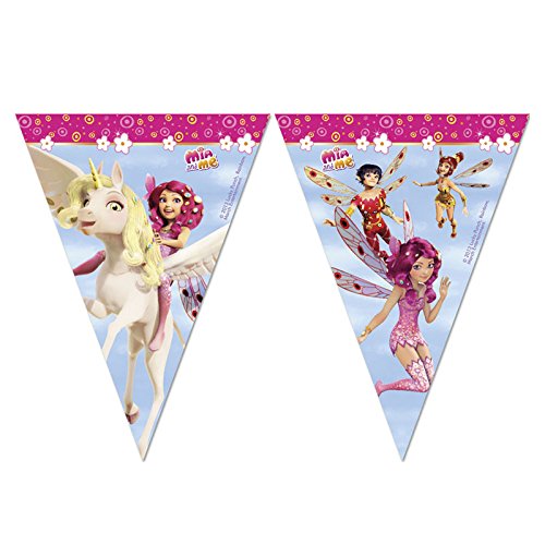 56-teiliges Party Set Mia & Me – Teller, Becher, Servietten, Tischdecke, Partytüten, Einladungen, Trinkhalme, Partykette – für 8 Kinder - 9