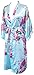 Produktbild CCcollections Bademantel Robe Wäsche -Nachtabnutzung Kleidbrautjunfer Junggesellinnenabschied (Baby blau (Baby Blue))