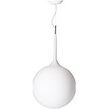Artemide Castore Lampada Sospensione 42, resina termoplastica, vetro soffiato, bianco