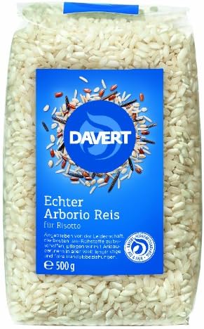 DavertArborio risotto rice white (Pack of 4) (4 x 500 g) – Organic