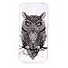 Produktbild Lanvi go Hülle für Samsung Galaxy J3 (2017) DUOS J330FD, Klar Soft TPU Backcover Case Handy Schutzhülle Clear Gel Hülle für Samsung Galaxy J3 (2017) DUOS Smartphone (Eule Grau)