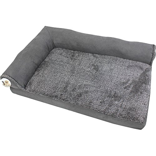 Corner Sofa Pet Bed: 86cm (L) x 61cm (W) x 12.7cm (H)