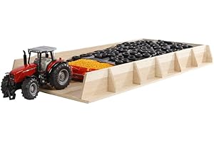 Van Manen Kids Globe Giant Wooden Driving Silo for Tractors (Silo Driving Silo Toy Warehouse) Size 30 x 60 x 6 cm Scale 1:32