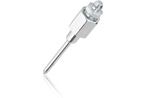 SAVITA Dysza Iglowa Smaru, Igla Smarowa z Glówka ze Stali Hartowanej Gwintowana Waska Igla Adapter Smarownicy do Smarowania Zlaczy Hydraulicznych i Przeplukiwania