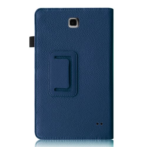 Fintie Samsung Galaxy Tab 4 7.0 Hülle Case – Slim Fit Folio Kunstleder Schutzhülle Cover Tasche mit Ständerfunktion für Samsung Galaxy Tab 4 7.0 T230 T235 (7 Zoll) Tablet, Marineblau - 3