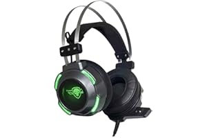 Spirit Of Gamer - ELITE-H30 - Casque Gaming PS4 PC SWITCH XBOX ONE / Prise Jack 2 x 3,5 mm/Son Stereo 2.0 avec HP 50 mm aimants néodyme - Ultra Light Conception - LEDs Verts