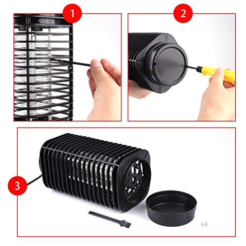 Insektenvernichter NuoYo Innen Mückenfalle Elektrische Zapper Tötet Mücken und Insekten Artefakte Photokatalysator Keine Strahlung Ruhige Mosquito Lampe 220V kein Schalter CE ROHS Zertifizierung - 7