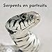 Produktbild Serpents en portraits (Calendrier mural 2019 300 × 300 mm Square): 12 créations originales de portraits en gros plan de serpents. (Calendrier mensuel, 14 Pages ) (Calvendo Animaux)