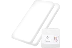 Lilly Belly - Next to Me Crib Sheets - Pure Comfort 100% Organic Cotton Cot Sheets 140 x 70 Fitted - Ultra-Soft Crib Sheets, Compatible with Next to Me Crib | Cot Sheets 140 x 70 Fitted.